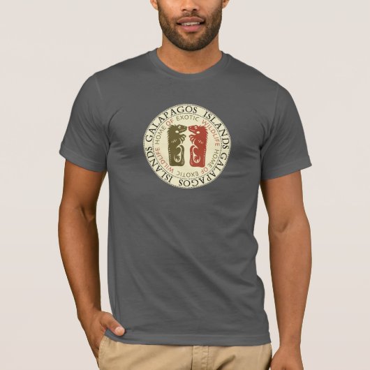 Galapagos-Inseln Iguanas T-Shirt (Vorderseite)