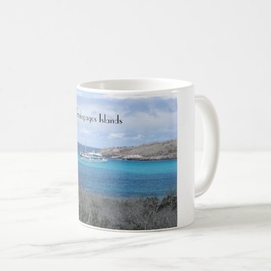 Galapagos-Inseln Kaffeetasse (VorderseiteRechts)