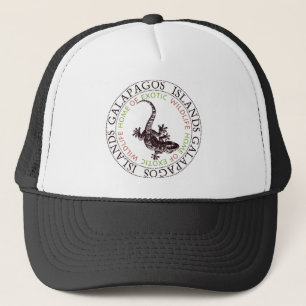 Galapagos-Inseln Lizard Souvenir Truckerkappe