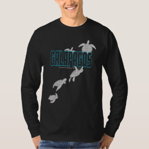 Galapagos Inseln Meeresschildkröten Tauchen mit Tu T-Shirt