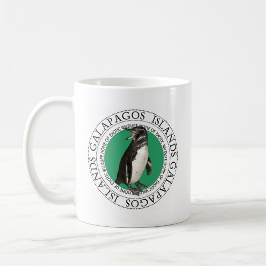 Galapagos-Inseln Pinguin Kaffeetasse (Links)