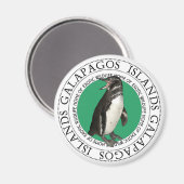 Galapagos-Inseln Pinguin Magnet (Vorderseite/Rückseite)