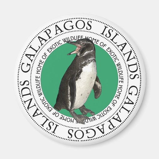 Galapagos-Inseln Pinguin Magnet (Vorne)