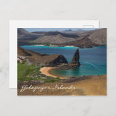 Galapagos-Inseln Postkarte (Vorne/Hinten)