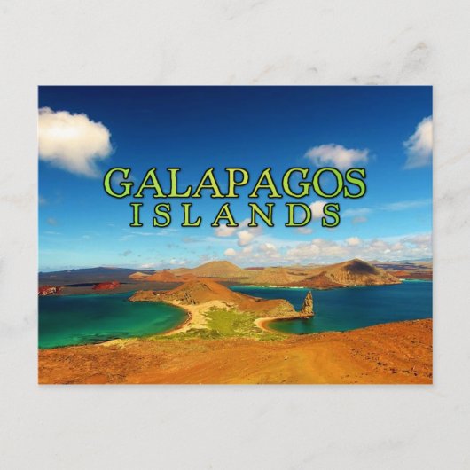 Galapagos-Inseln Postkarte (Vorderseite)