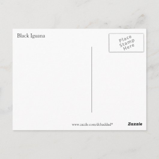 Galapagos-Inseln Postkarte (Rückseite)