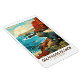 Galapagos Inseln Reisen Art Vintag Magnet (Rechte Seite)