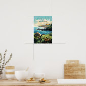 Galapagos Inseln Riesengebirge Poster (Küche)
