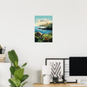 Galapagos Inseln Riesengebirge Poster (Heimbüro)