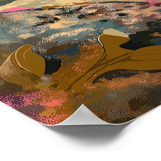 Galapagos Inseln Riesengebirge Poster (Ecke)