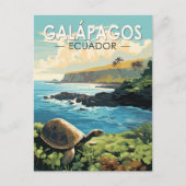 Galapagos Inseln Riesengebirge Postkarte (Vorderseite)