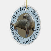 Galapagos Inseln Sea Lion Weihnachten Keramik Ornament (Rechts)