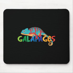 Galapagos Inseln Summer Colorful Chameleon Exotic Mousepad