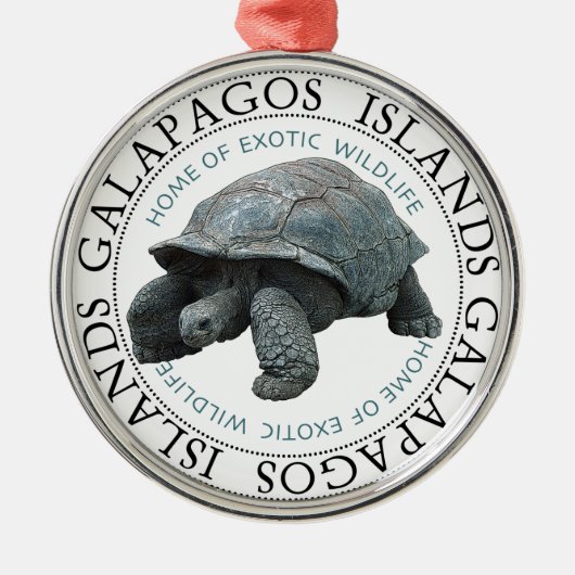 Galapagos Inseln Tortoise Ornament (Vorne)