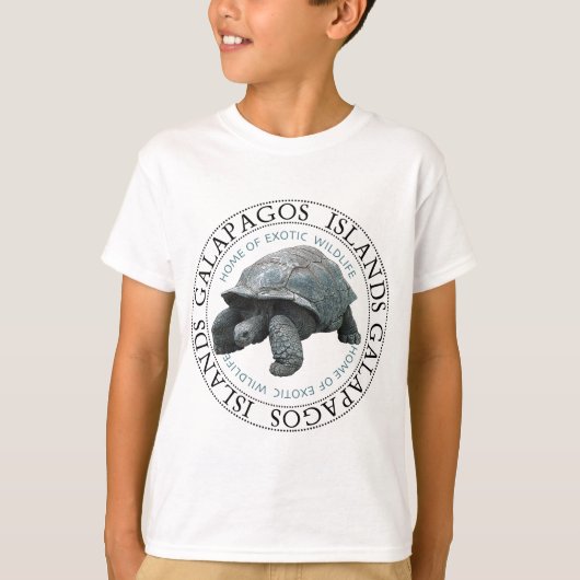 Galapagos Inseln Tortoise T-Shirt (Vorderseite)