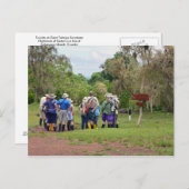 Galapagos Inseln Tourismus in Tortoise Heiligtum Postkarte (Vorne/Hinten)