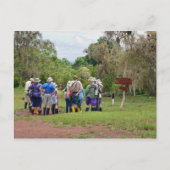 Galapagos Inseln Tourismus in Tortoise Heiligtum Postkarte (Vorderseite)