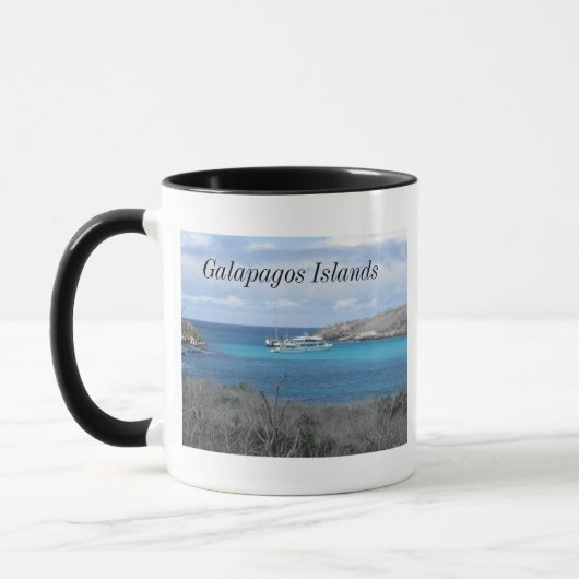 Galapagos-Inselstrand Tasse (Links)