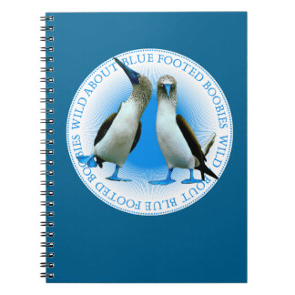 Galapagos Islands Blue Footed Boobies Notebook Notizblock