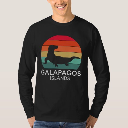 Galapagos Islands National Park Lizard Ecuador Oce T-Shirt (Vorderseite)