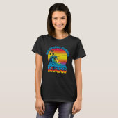 Galapagos Islands Retro Throwback Surf & Beach Sou T-Shirt (Vorne ganz)
