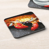 Galapagos-Krabbe Getränkeuntersetzer (Linke Seite)