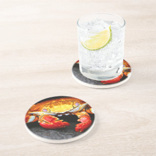 Galapagos-Krabbe Getränkeuntersetzer