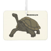 Galapagos-Landschildkröte Autolufterfrischer (Rückseite)