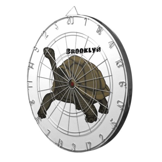 Galapagos-Landschildkröte Dartscheibe (Vorderseite rechts)