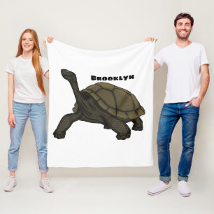 Galapagos-Landschildkröte Fleecedecke