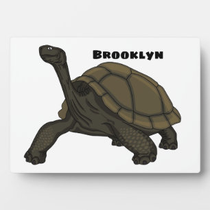 Galapagos-Landschildkröte Fotoplatte