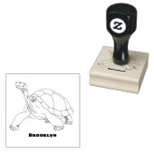 Galapagos-Landschildkröte Gummistempel (Stempel)