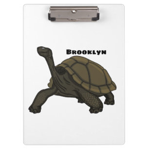 Galapagos-Landschildkröte Klemmbrett