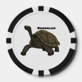 Galapagos-Landschildkröte Pokerchips (Vorderseite)