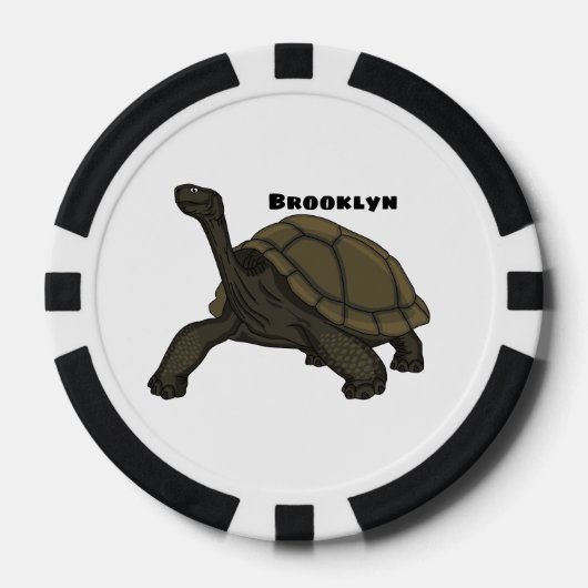 Galapagos-Landschildkröte Pokerchips (Vorderseite)