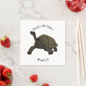 Galapagos-Landschildkröte Serviette (Beispiel)