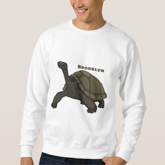 Galapagos-Landschildkröte Sweatshirt (Vorderseite)