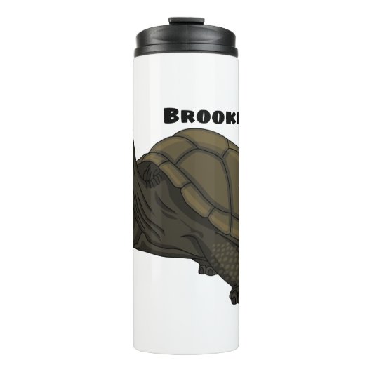 Galapagos-Landschildkröte Thermosbecher (Vorderseite)