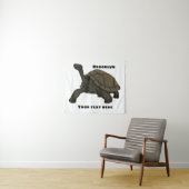 Galapagos-Landschildkröte Wandteppich (Beispiel (Horizontal))