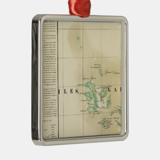 Galapagos Ozeanien keine 17 Silbernes Ornament (Rechts)