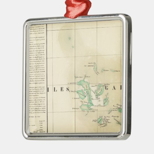 Galapagos Ozeanien keine 17 Silbernes Ornament (Links)