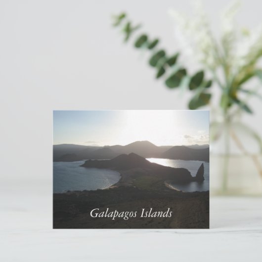 Galapagos Postkarte (Stehend Vorderseite)