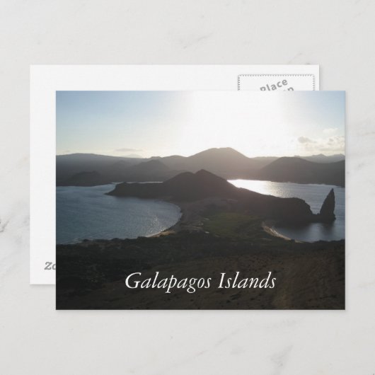 Galapagos Postkarte (Vorne/Hinten)