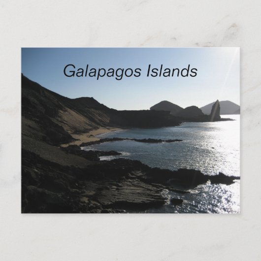 Galapagos Postkarte (Vorderseite)