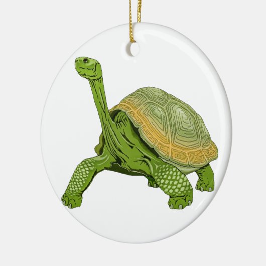 Galapagos-Schildkröte Keramik Ornament (Links)