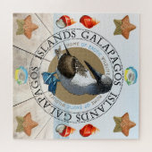 Galapagos-Seehundbootschellen und Seeteufel Puzzle (Horizontal)