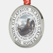 GALAPAGOS-SIEGEL RUND SILBERNES ORNAMENT (Links)