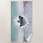 Galapagos Souvenir Tortoise Strandtuch (Vorderseite)
