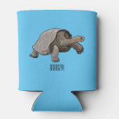 Galapagos-Tortoise-Cartoon Dosenkühler (Rückseite)