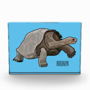 Galapagos-Tortoise-Cartoon Fotoblock